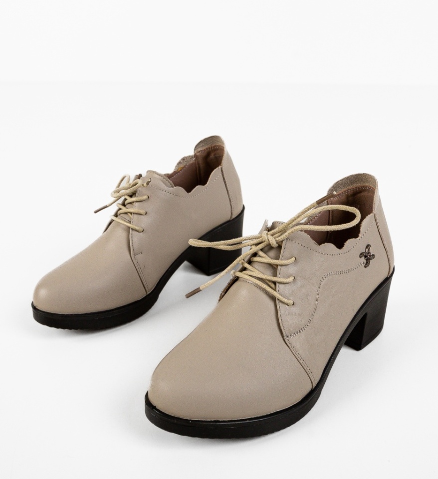 Pantofi Casual Tyborc Bej - Img 3