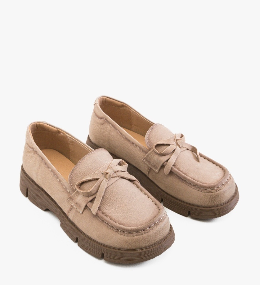 Pantofi Casual Vesa Bej - Img 3