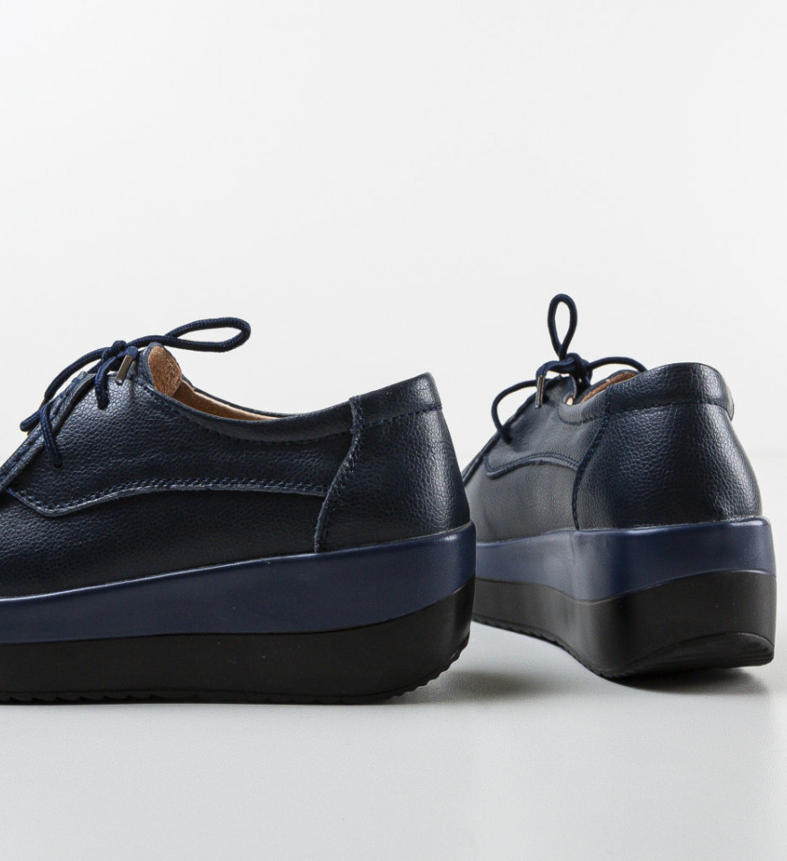 Pantofi Casual Vlasta Bleumarin - Img 2