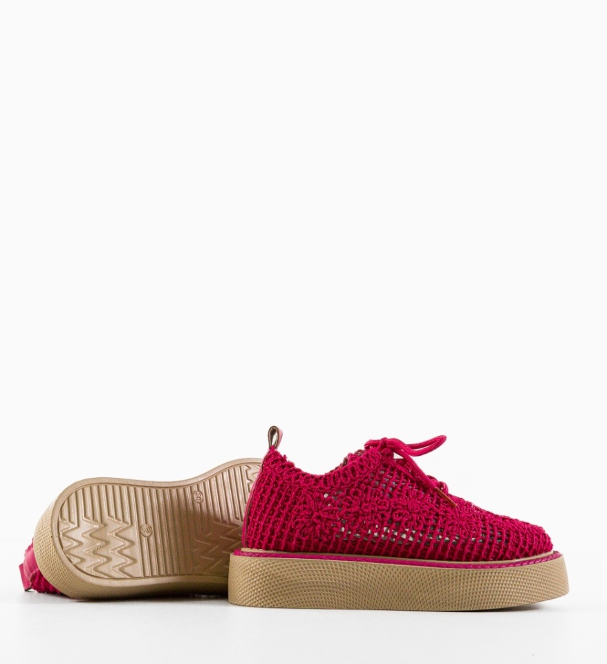 Pantofi Casual Ystory Fuchsia - Img 3