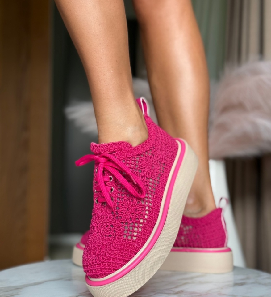 Pantofi Casual Ystory Fuchsia - Img 8
