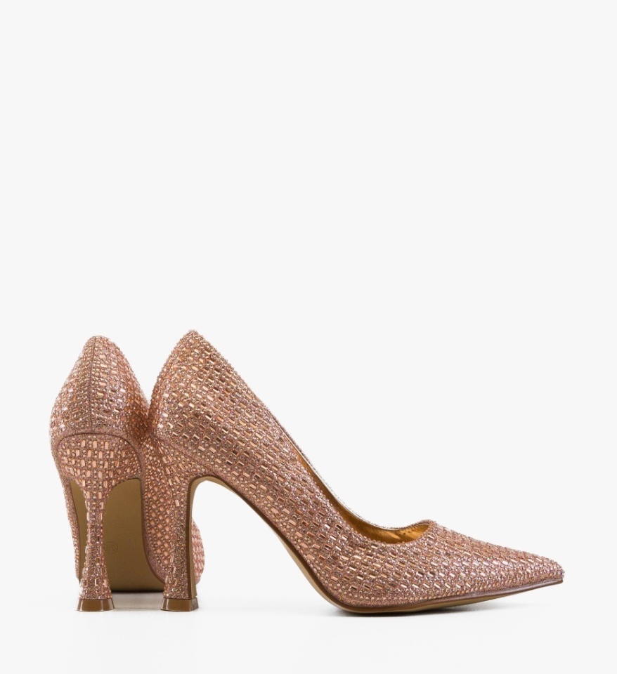 Pantofi cu toc Debro Roze - Img 3