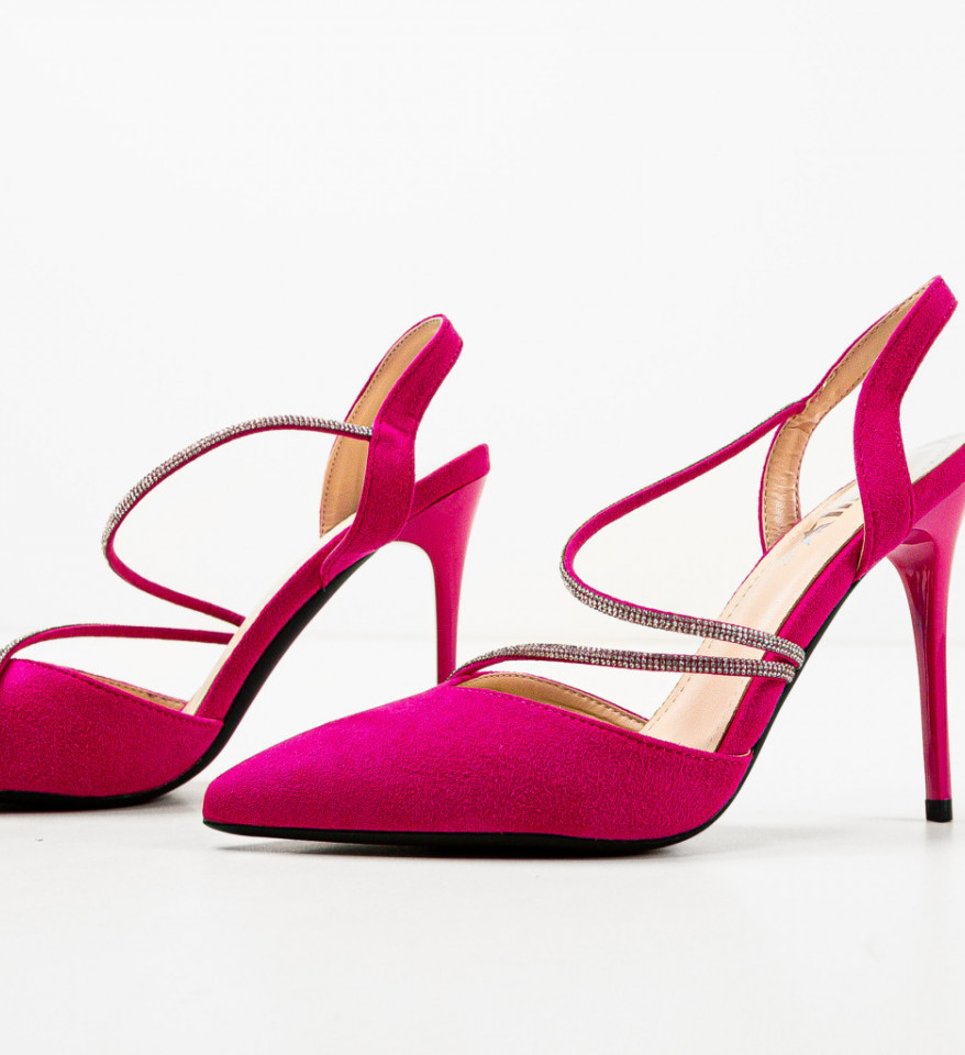 Pantofi cu toc Tuay Fuchsia - Img 8