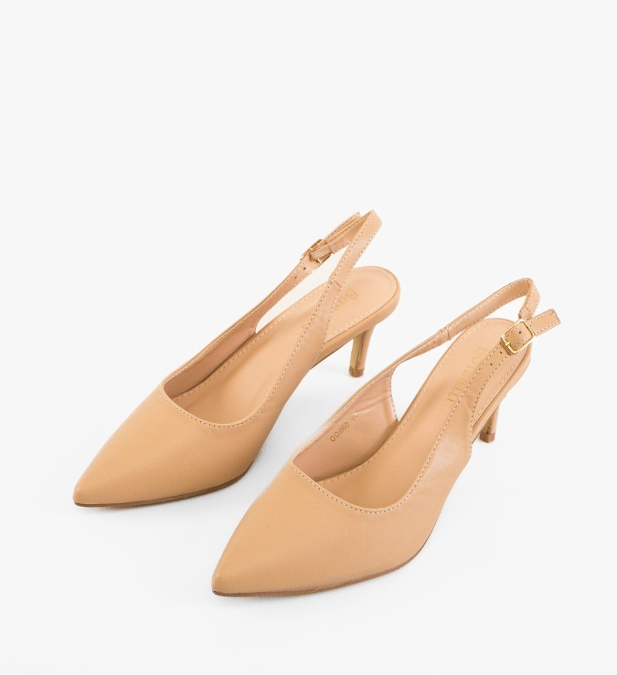 Pantofi dama Adele Bej - Img 2