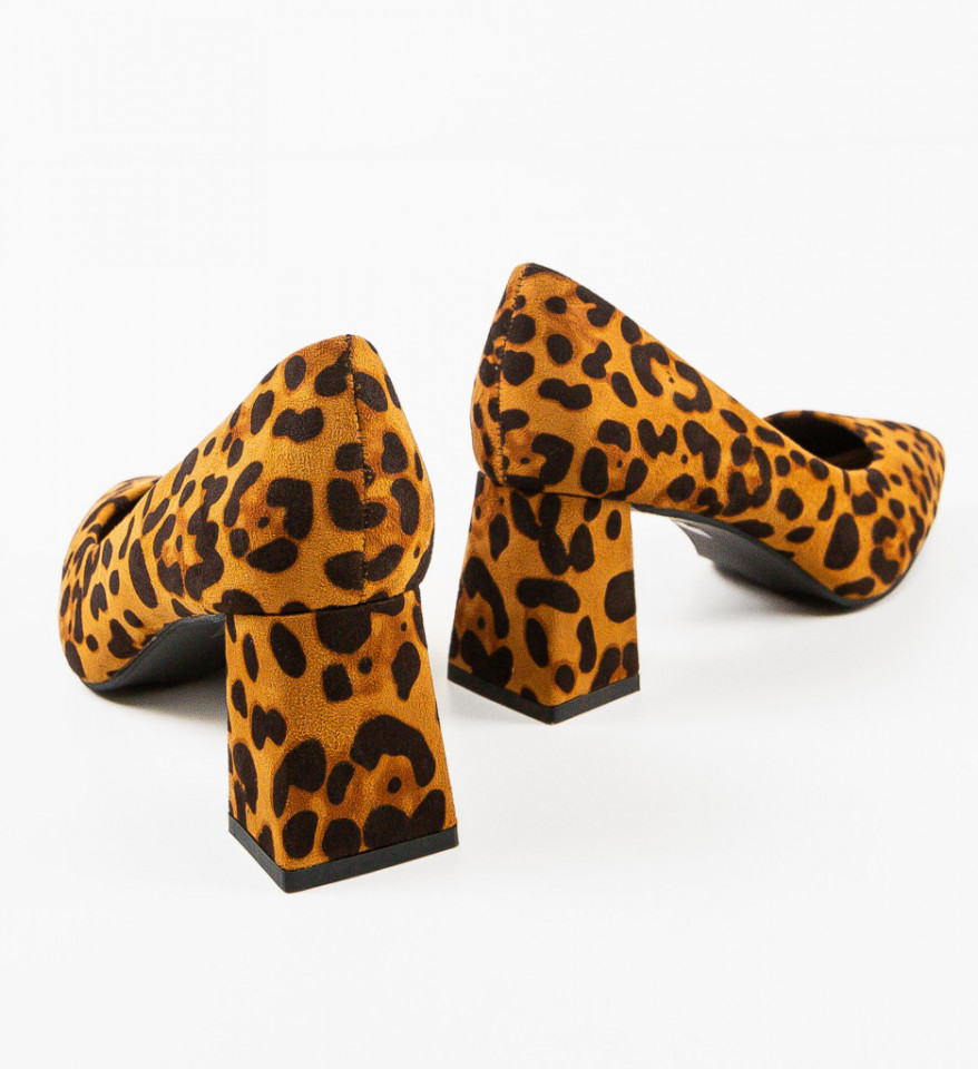 Pantofi dama Adria Animal Print - Img 2