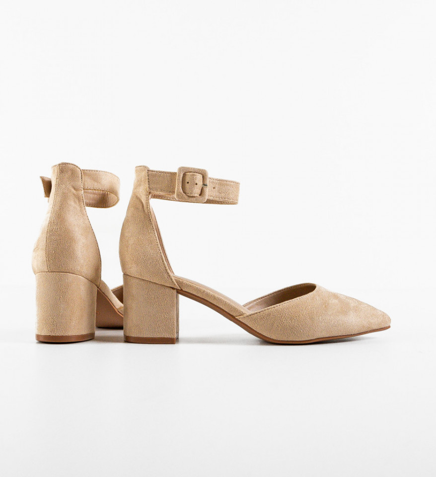 Pantofi dama Anerose Bej - Img 2