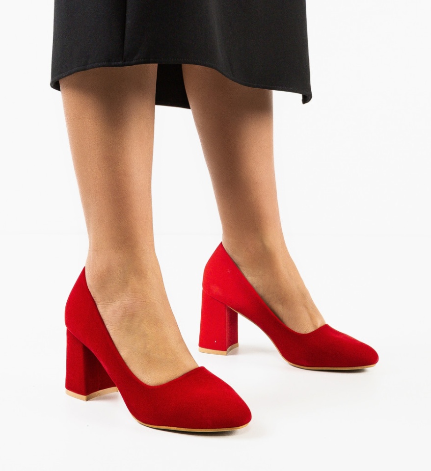 Pantofi dama Bright Rosii - Img 4