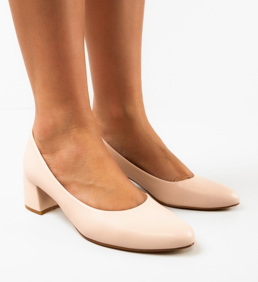 Pantofi dama Bubay Bej - Img 3