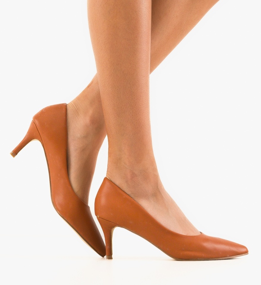Pantofi dama Cheloo Camel - Img 6