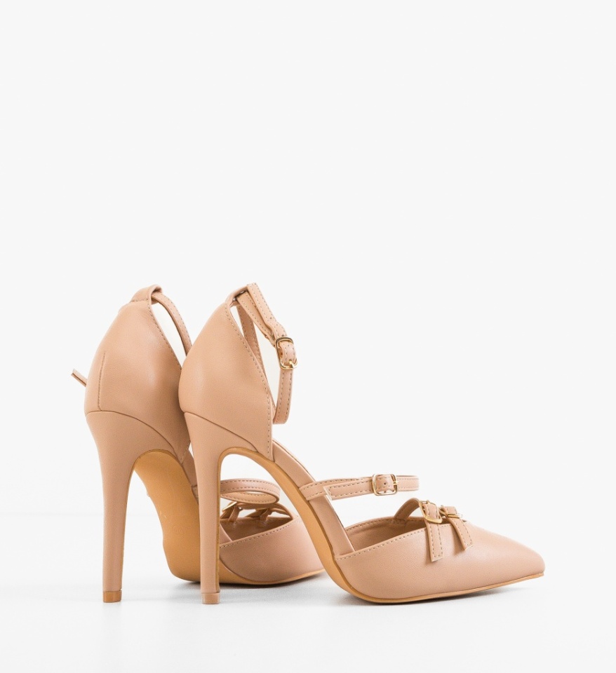 Pantofi dama Cobb Bej - Img 3