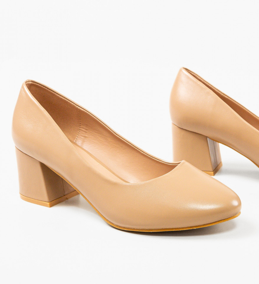 Pantofi dama Cobb Nude - Img 3