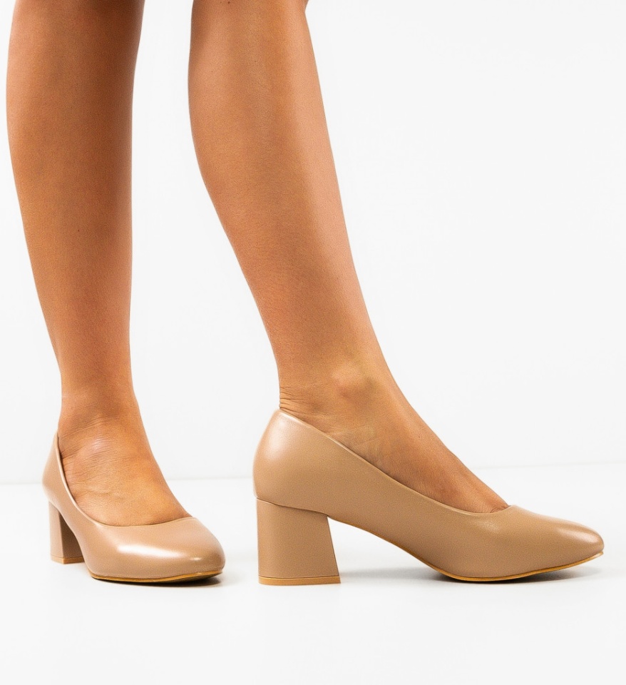Pantofi dama Cobb Nude - Img 4