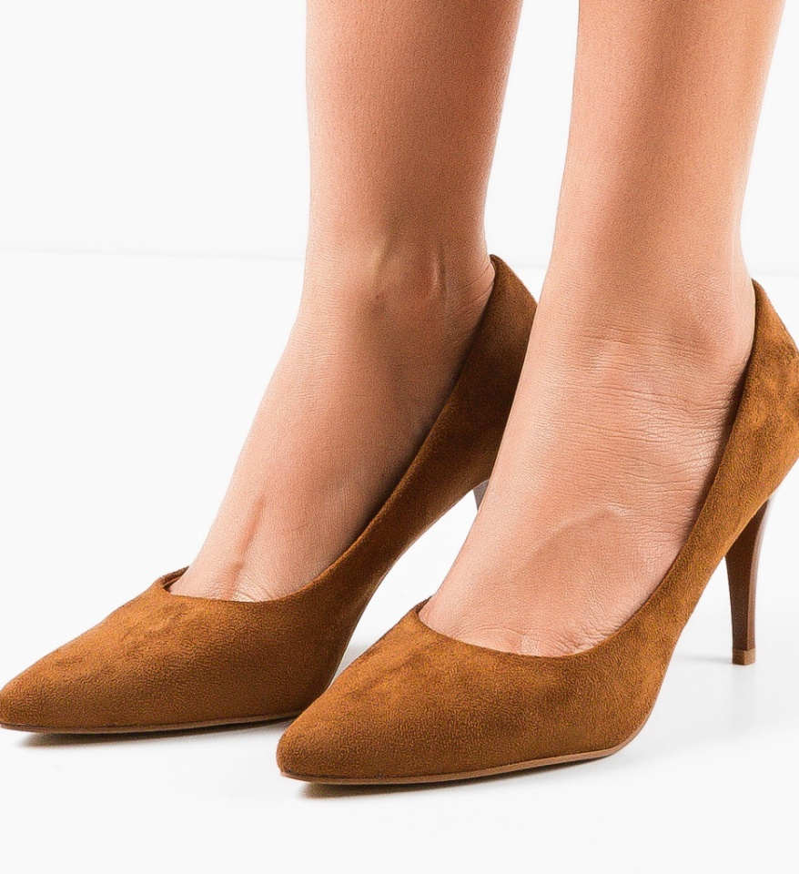 Pantofi dama Erife Camel - Img 6