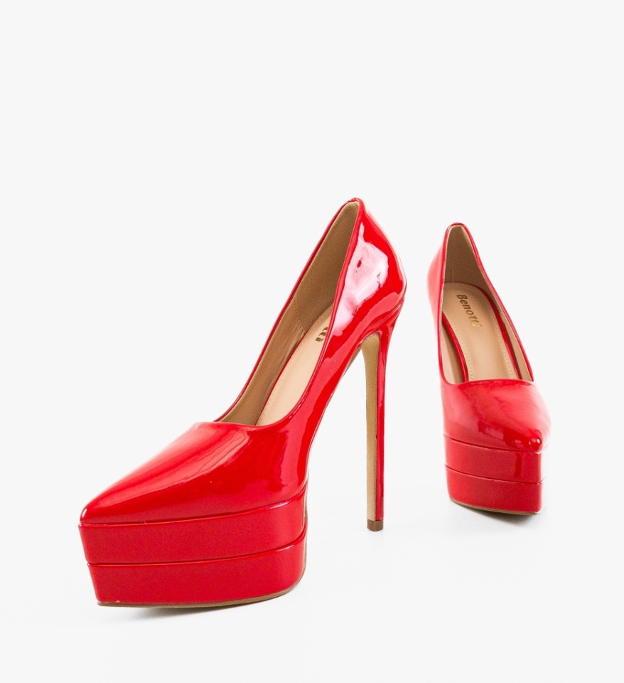 Pantofi dama Heath Rosii 2 - Img 3