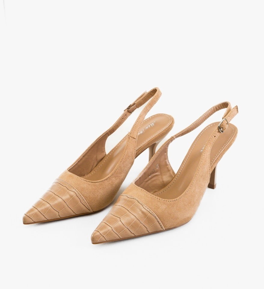 Pantofi dama Hegrid Bej - Img 2