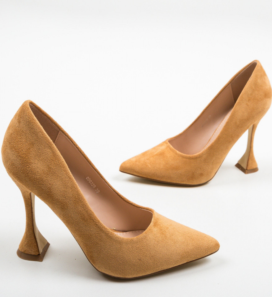 Pantofi dama Jorio Camel - Img 3