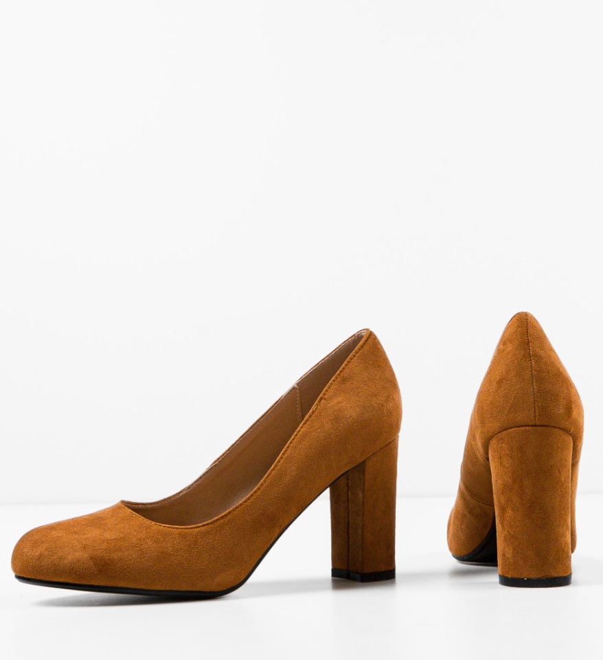 Pantofi dama Kian Camel - Img 3