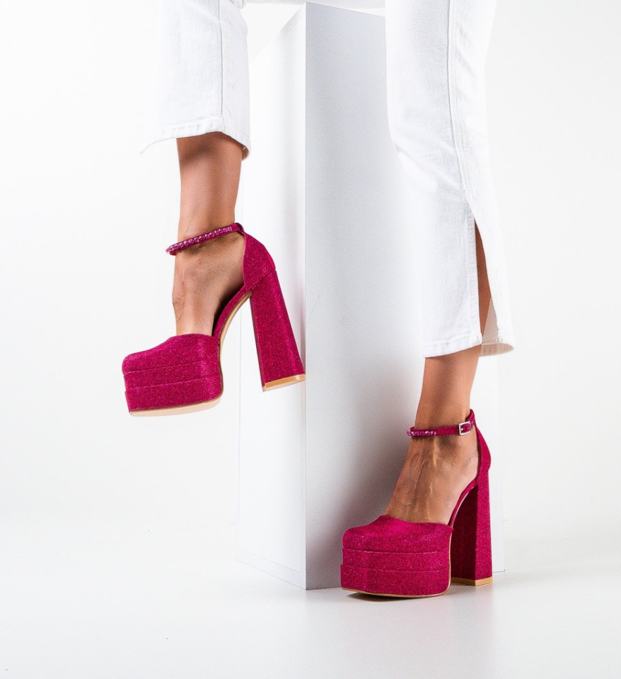 Pantofi dama Kierran Fuchsia - Img 10