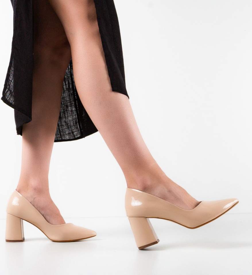 Pantofi dama Lilly Nude - Img 6