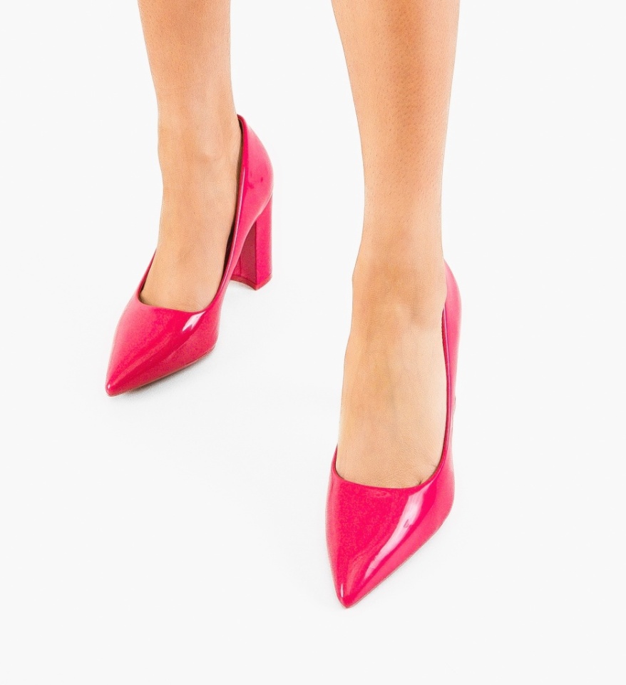 Pantofi dama Mendoza Fuchsia - Img 4
