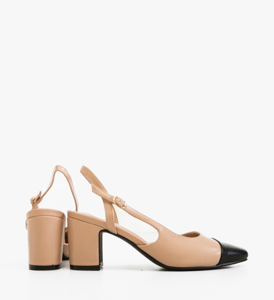 Pantofi dama Miles Nude - Img 3