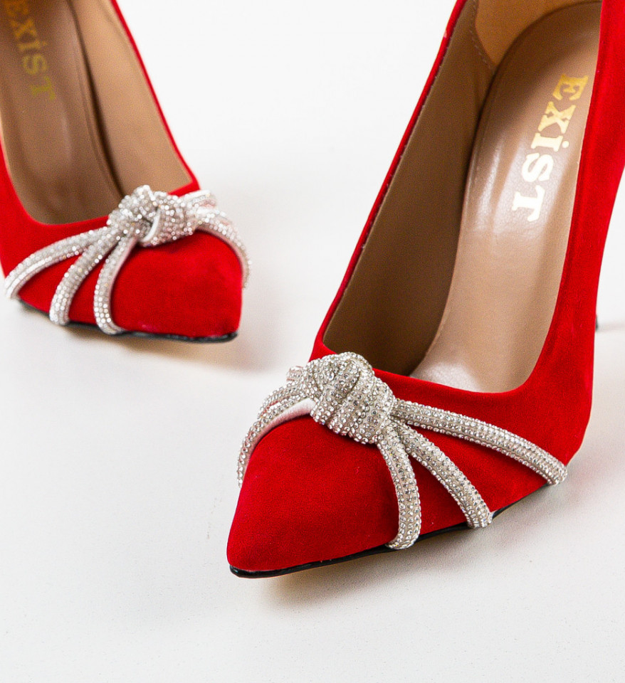 Pantofi dama Mogles Rosii - Img 2