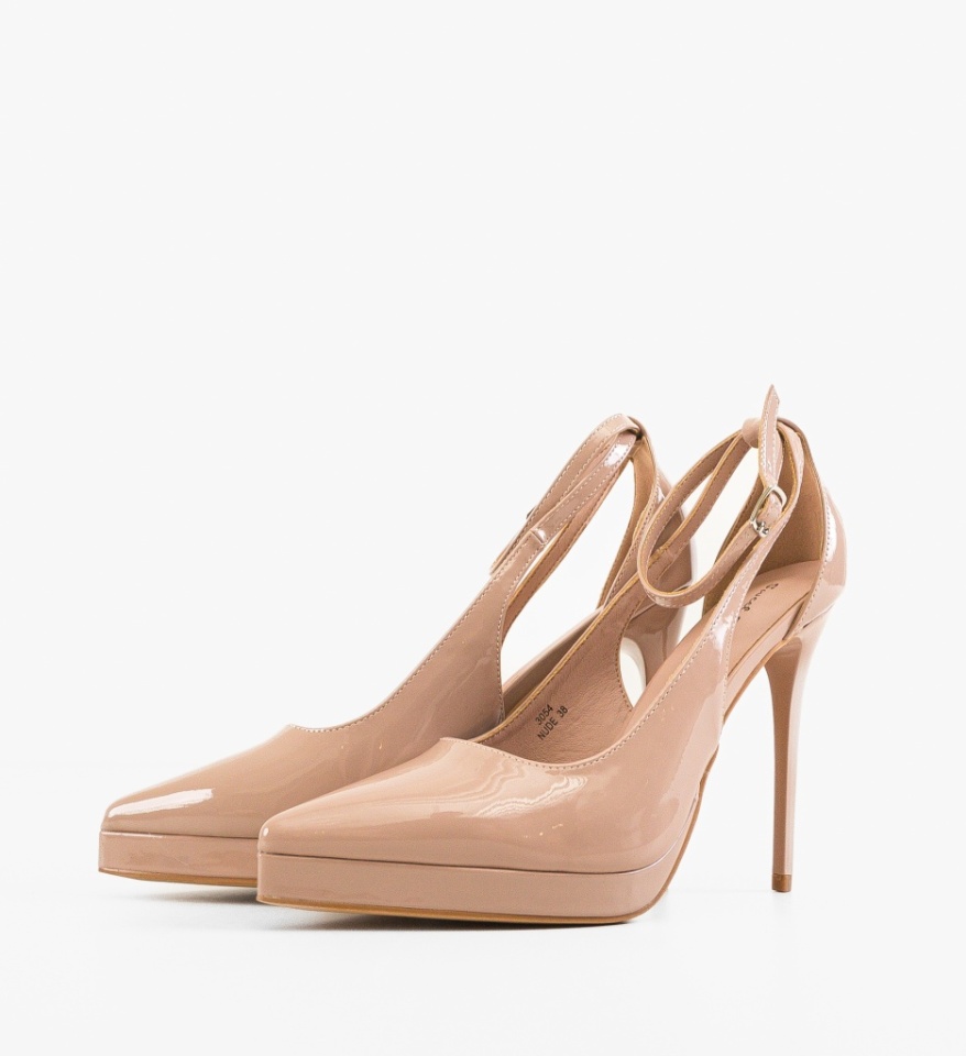 Pantofi dama Mullen Nude - Img 2