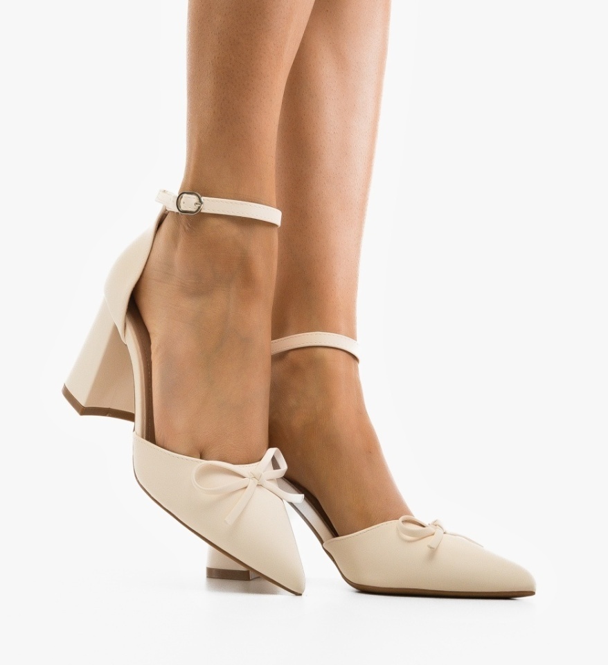 Pantofi dama Pierce Bej - Img 3