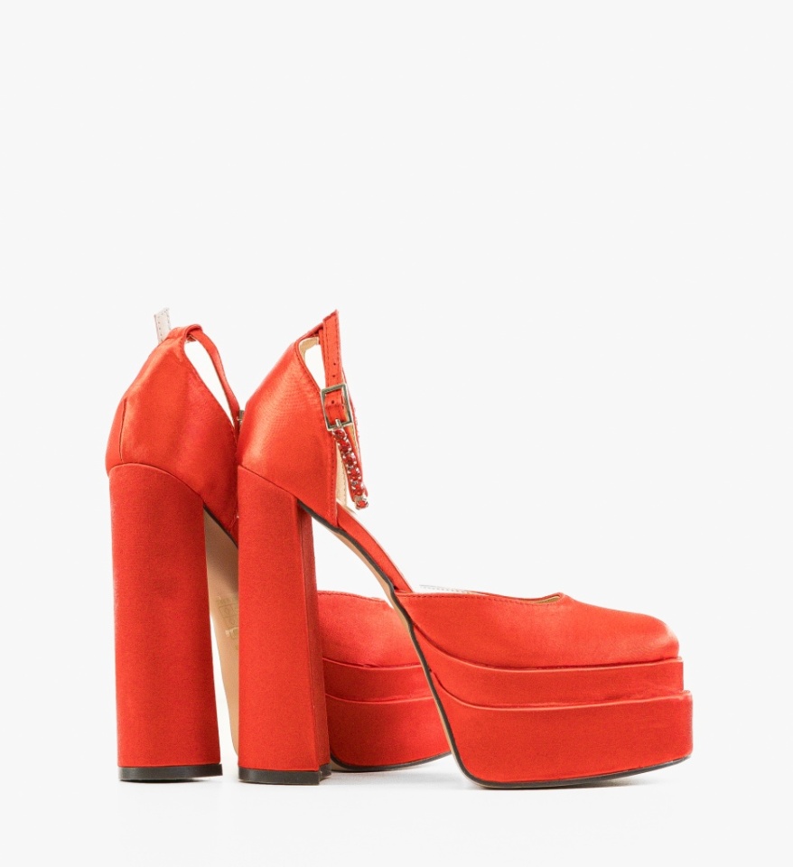 Pantofi dama Rahim Rosii - Img 3