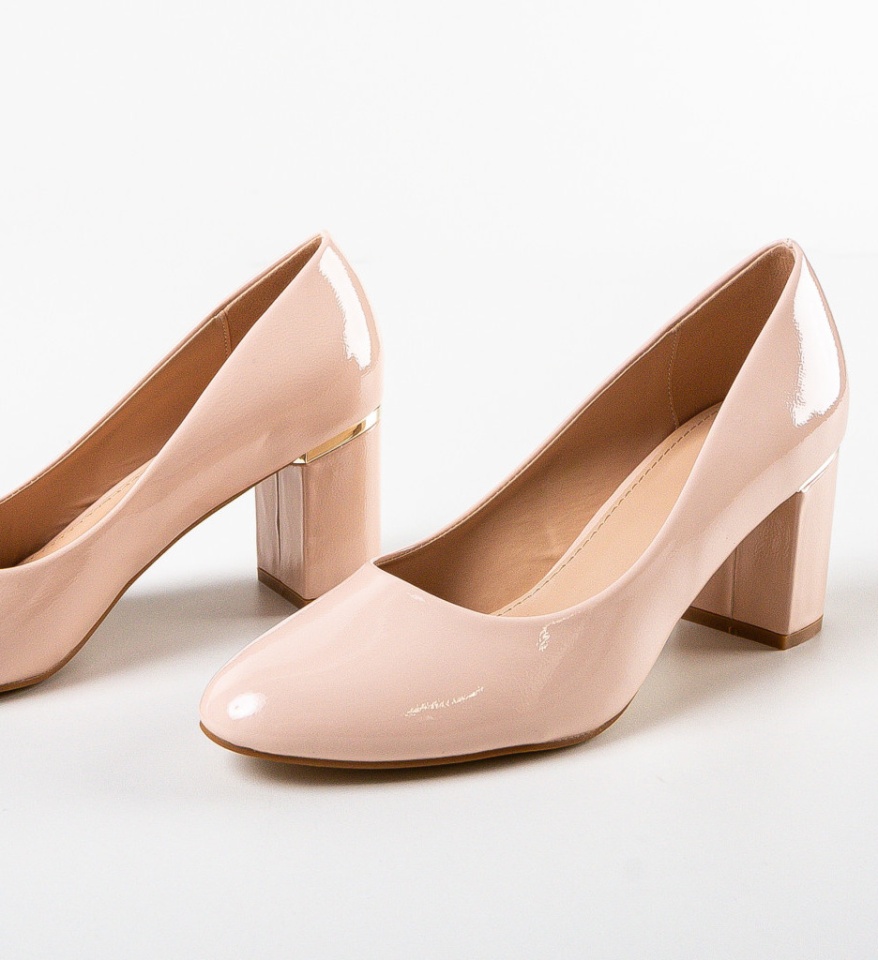 Pantofi dama Roach Bej - Img 11