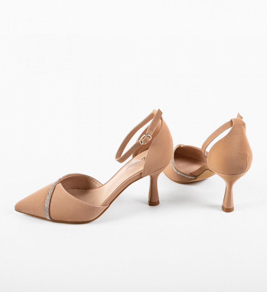 Pantofi dama Rubble Bej - Img 3