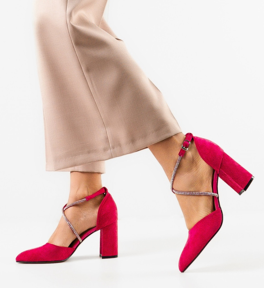 Pantofi dama Saekya Fuchsia - Img 6
