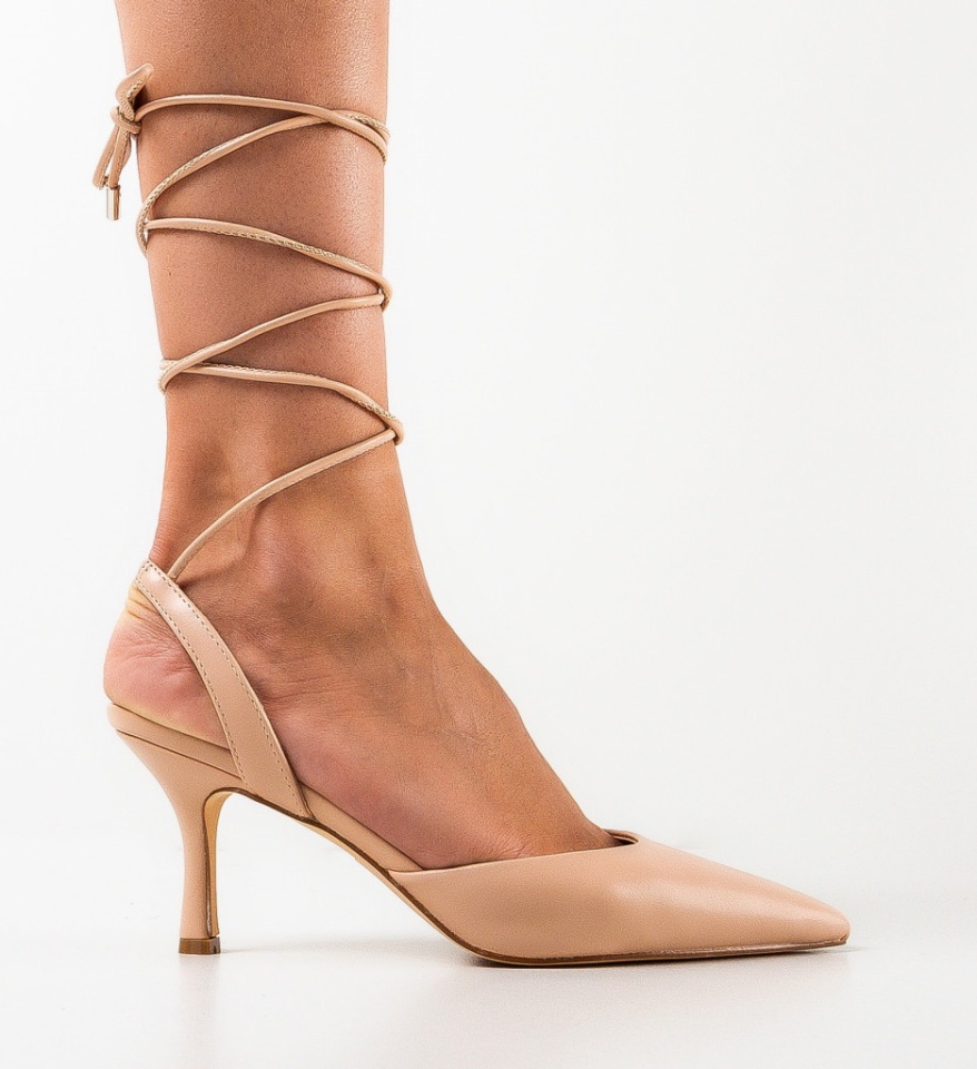 Pantofi dama Sanford Nude - Img 8