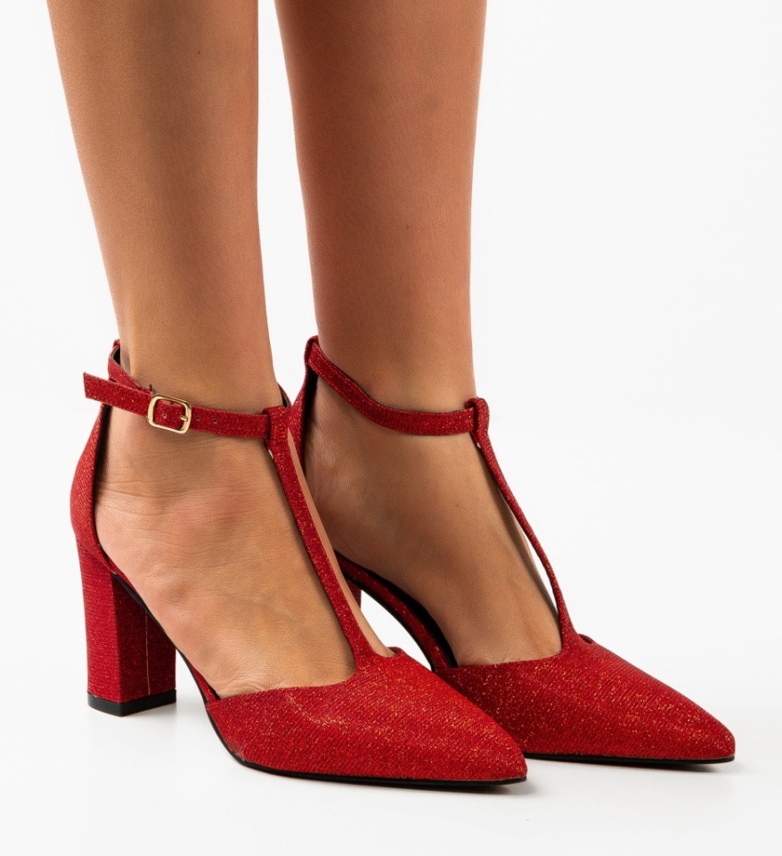 Pantofi dama Select Grena - Img 6