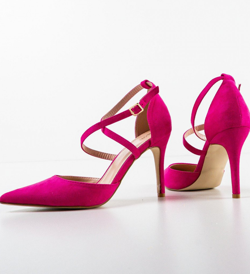 Pantofi dama Spatio Fuchsia - Img 3