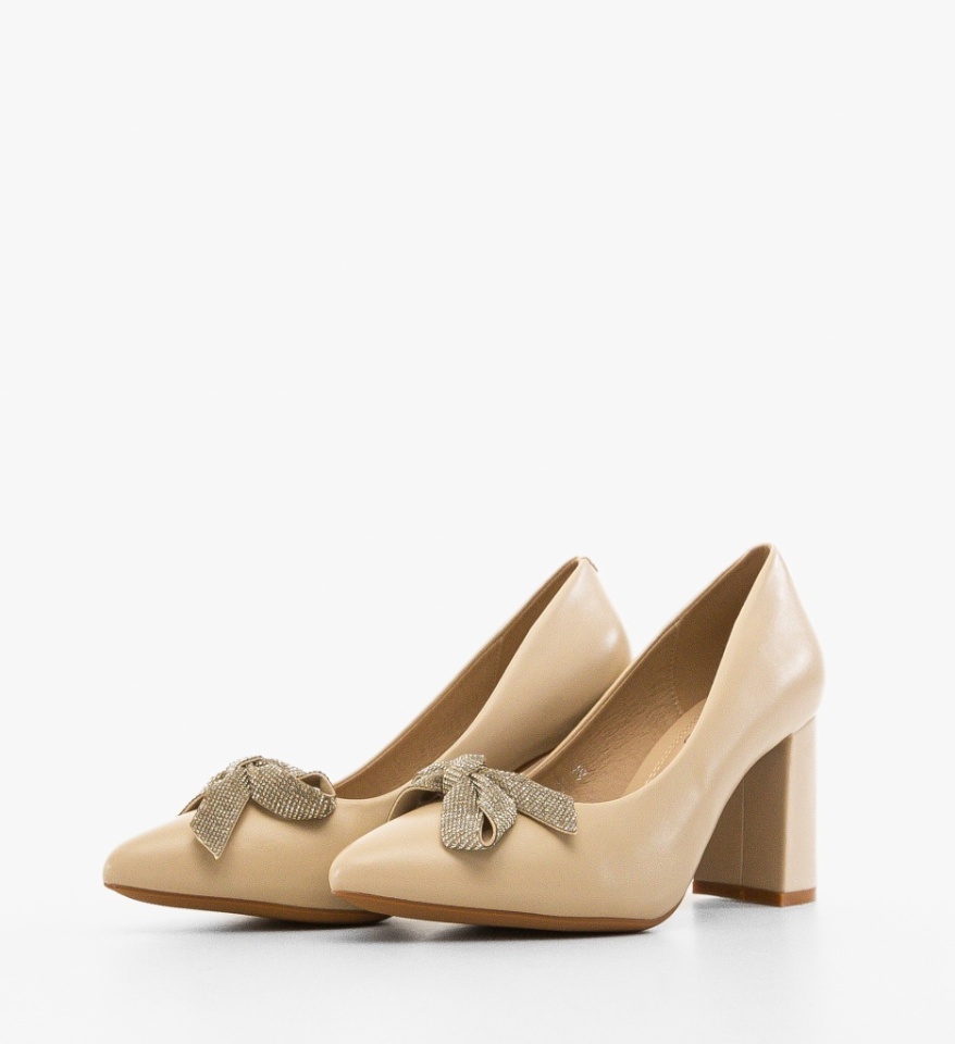 Pantofi dama Yesee Bej 2 - Img 2