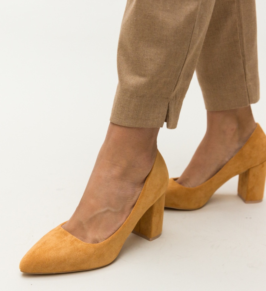 Pantofi Faulker Camel - Img 10
