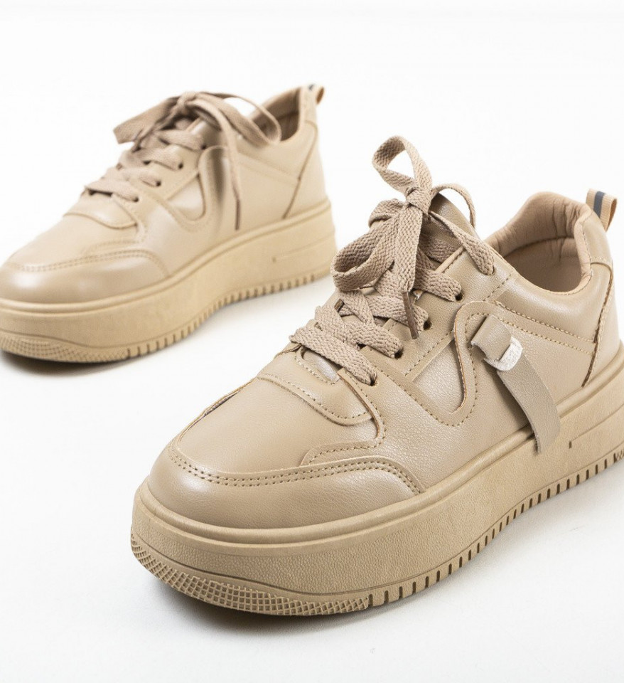Pantofi Sport Fisire Khaki - Img 3