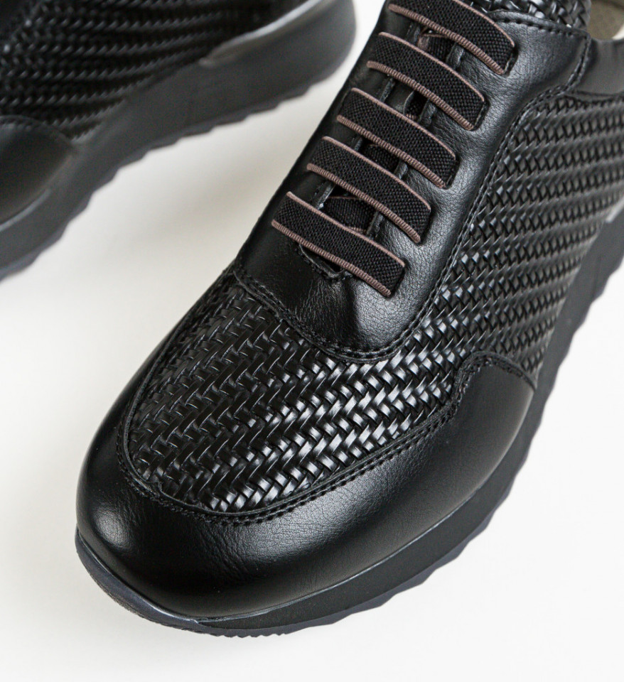 Pantofi Sport Glove Negri - Img 5