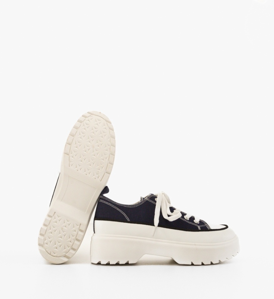 Pantofi sport Lin Bleumarin - Img 3