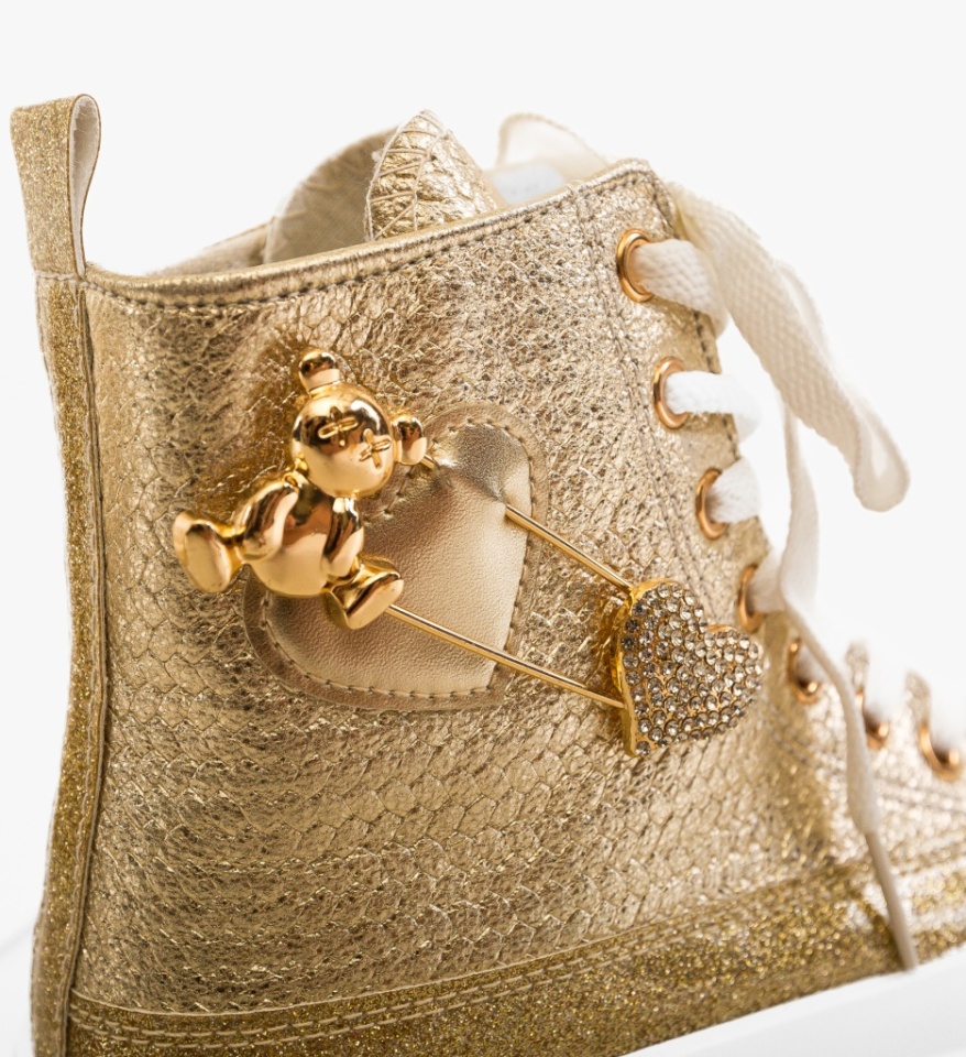 Pantofi Sport Rishi Aurii - Img 3