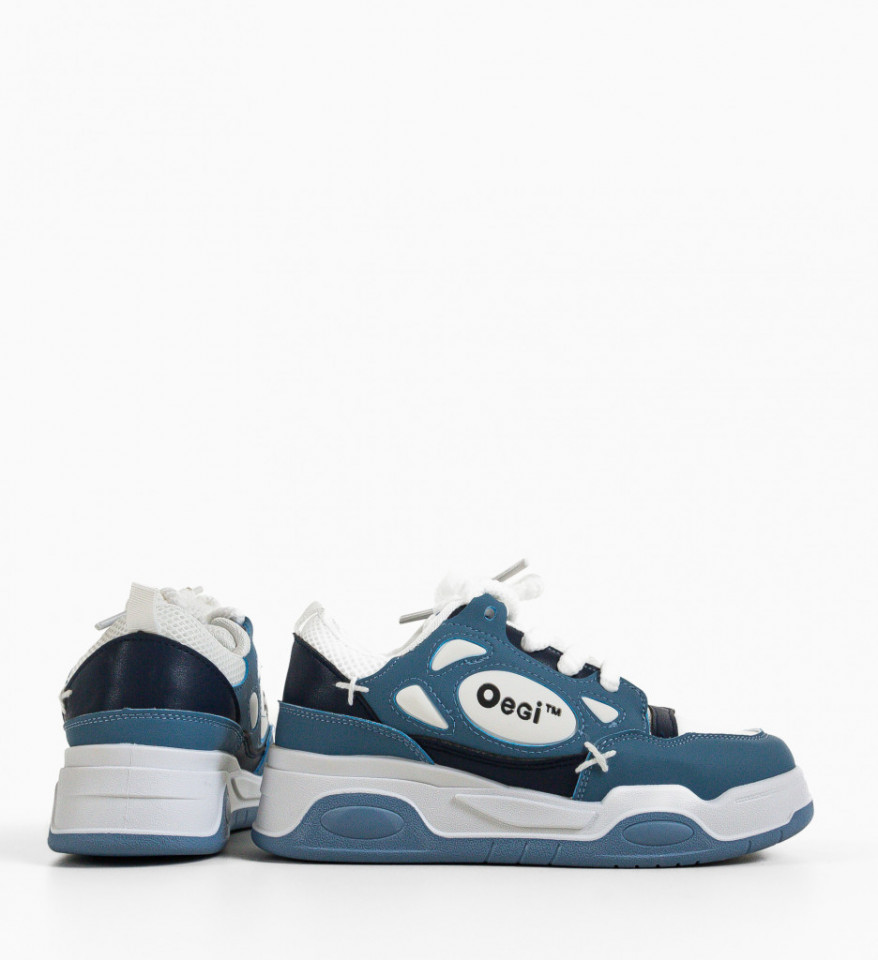 Pantofi sport Scarl Albastri - Img 2