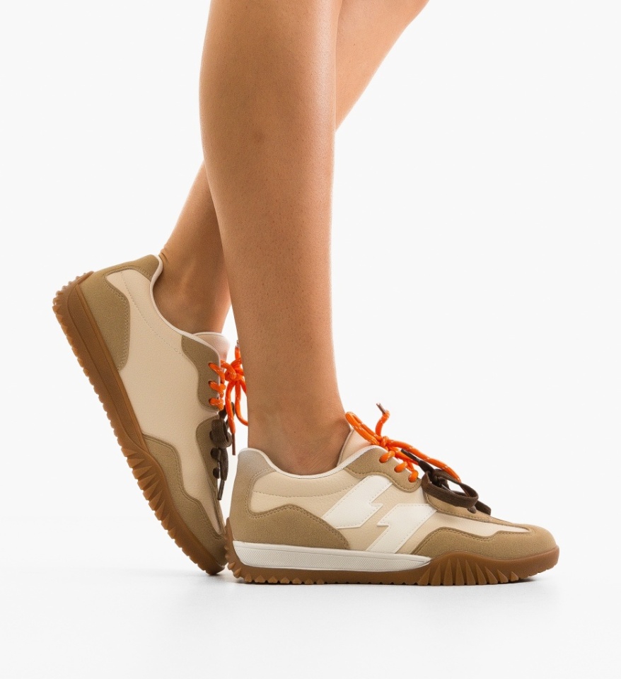 Pantofi Sport Velma Bej - Img 6