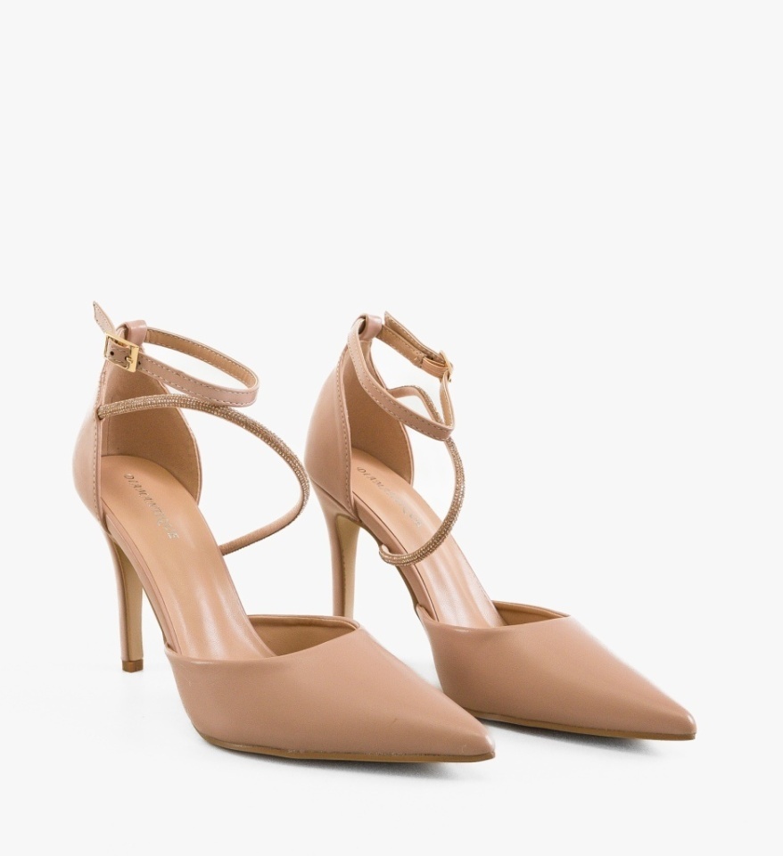 Pantofi stiletto dama Levvy Nude - Img 2