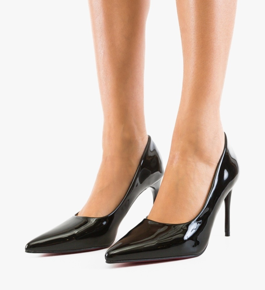 Pantofi stiletto dama Neybar Negri - Img 4
