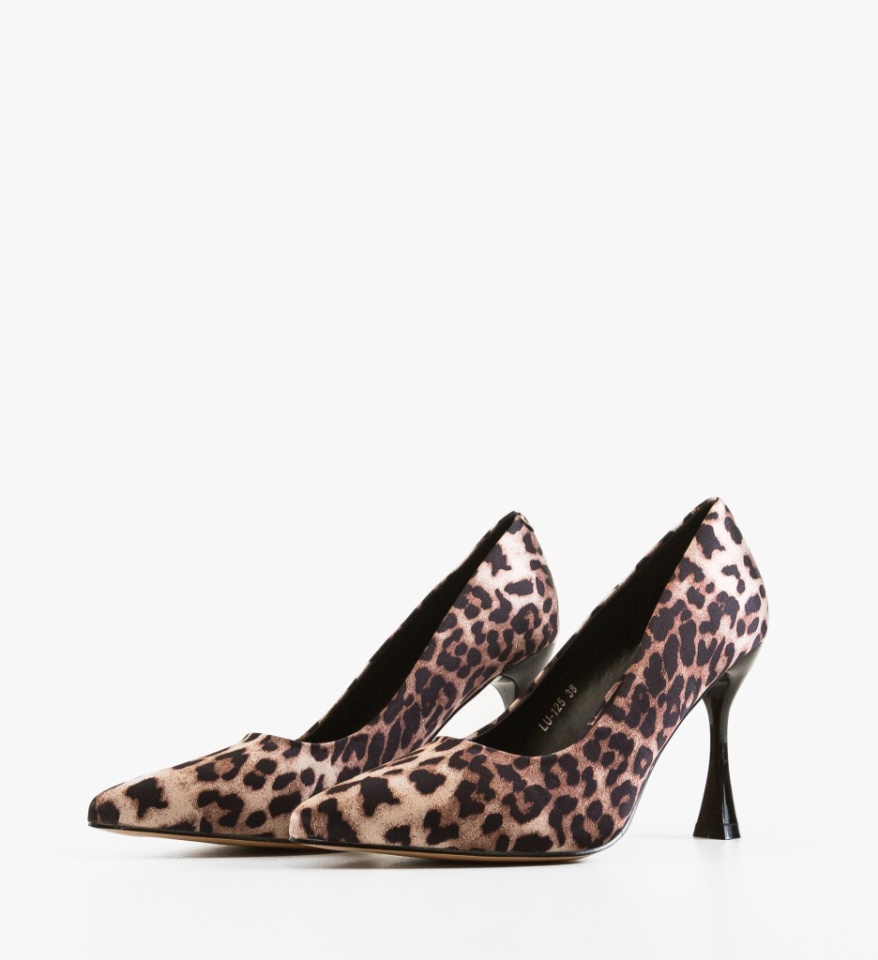 Pantofi stiletto dama Odling Animal Print - Img 4
