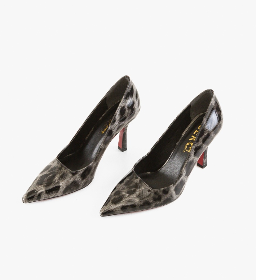 Pantofi stiletto Vobka Print 2 - Img 3