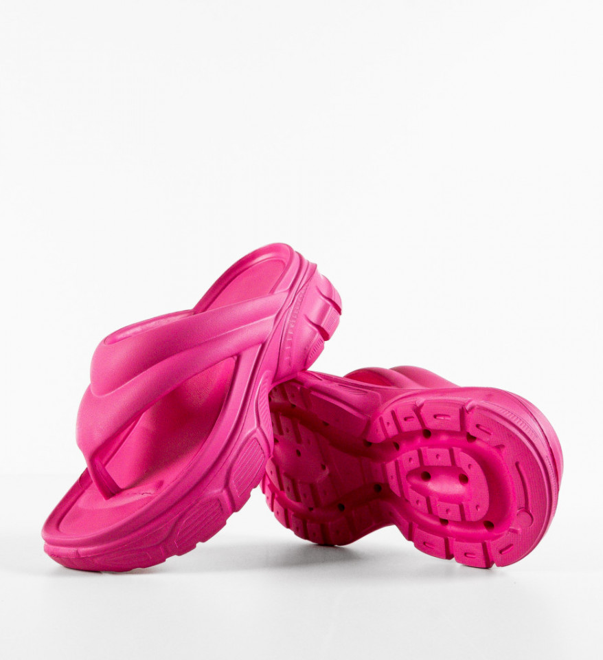 Papuci dama Willie Fuchsia - Img 4