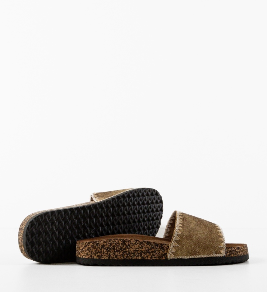 Papuci dama Zamir Camel - Img 3