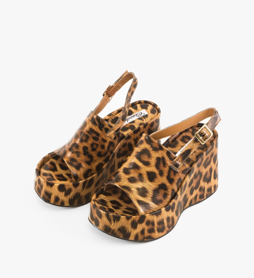 Platforme dama Haydn Animal Print - Img 3